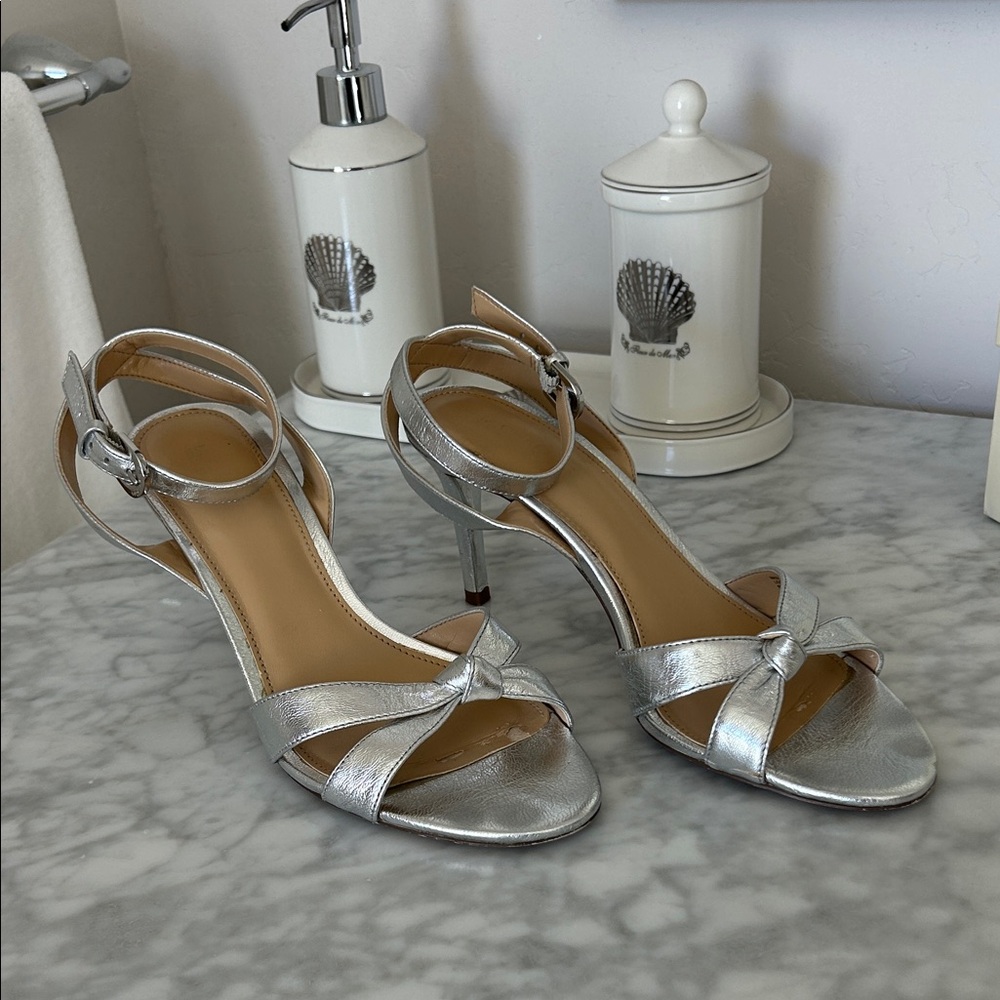 Michael Kors silver heels